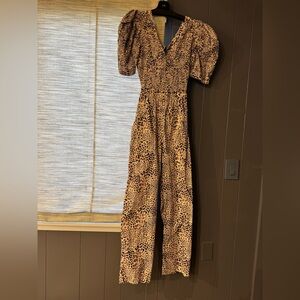 SEA New York Animal Print Jumpsuit